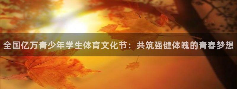全国亿万青少年学生体育文化节：共筑强健体魄的青春梦想